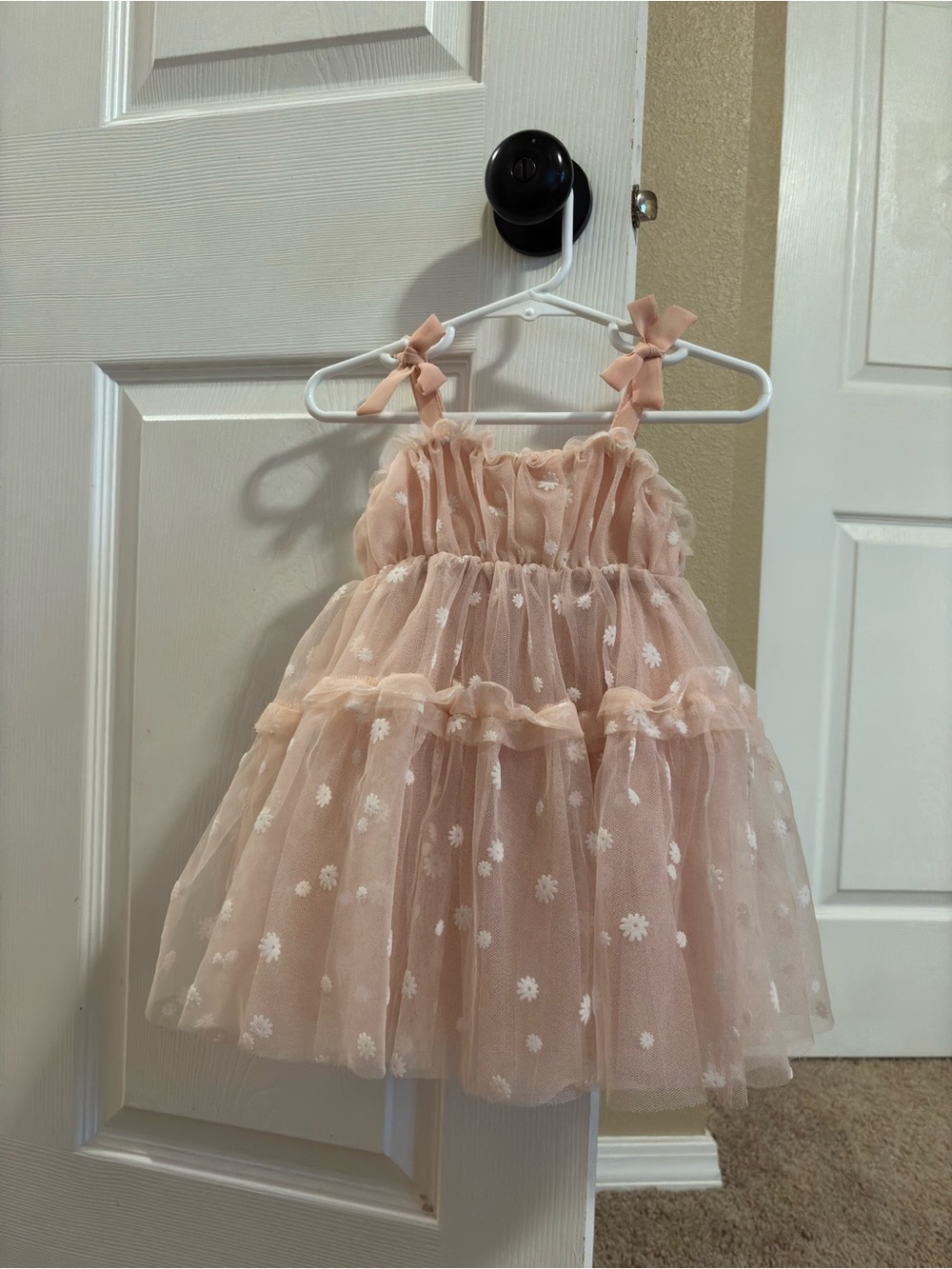 cupcakes & cashmere Blush Pink Floral Tulle Party Dress for Girls